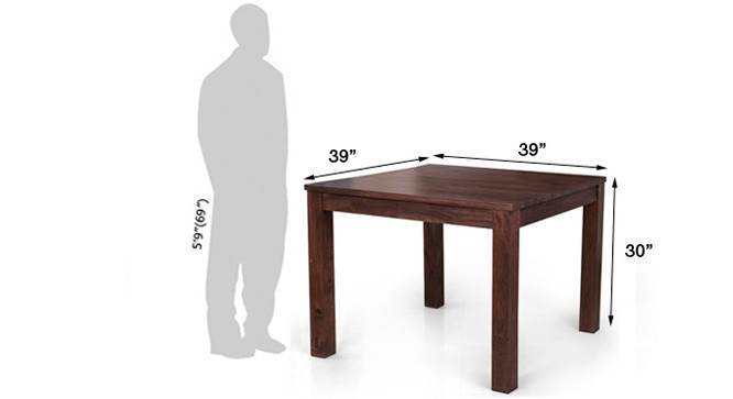 Salsia Squire 4 Seater Dining Table Set